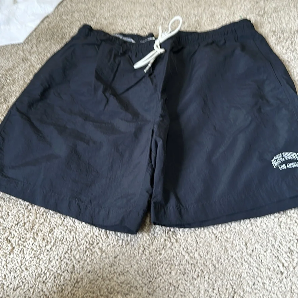 PacSun Collegiate Black Swim Trunks XL